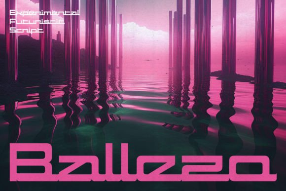 Ballezo: Ancient Calligraphy Meets Neon Display Font