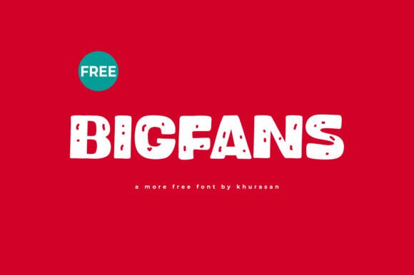 Bigfans Display Font for Modern Web Design