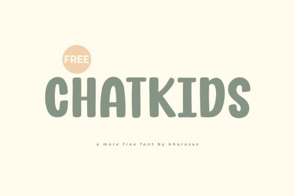Chatkids Font for Handmade Product Labels and Craft Designs