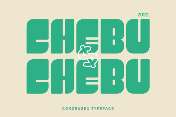 Chebu: A Quirky Display Font for Editorial Design