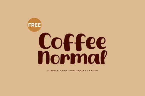 Coffee Normal: A Modern Cute Display Font for Handmade Sellers