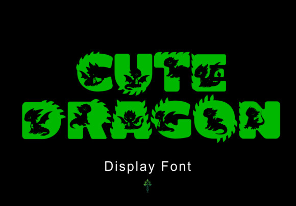 Cute Dragon Font for Editorial Design and Branded Publications
