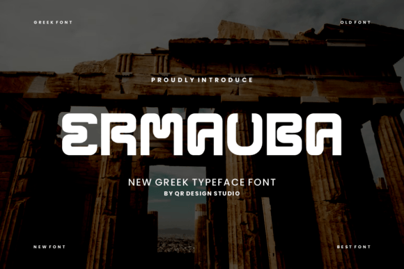 Ermauba Greek Typeface Font for Elegant Digital Design