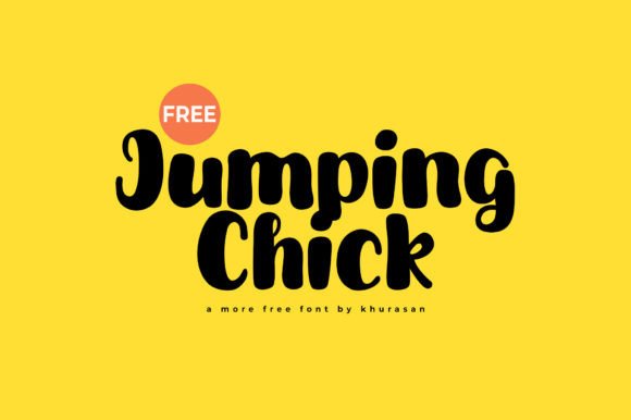 Jumping Chick Font: A Cute Display Font for Small Business Branding