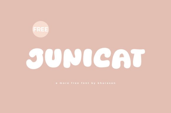 Junicat: A Modern Display Font for Editorial and Brand Design