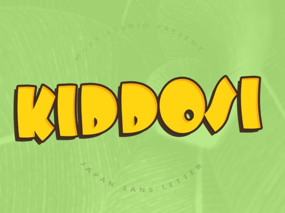 Kiddosi: A Simple and Sweet Display Font for Small Business Branding