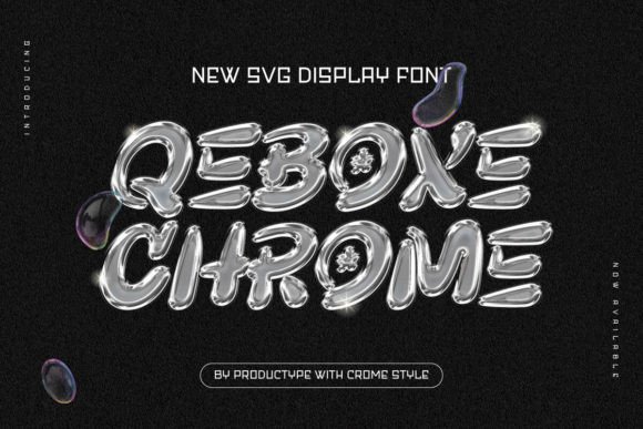 Qebox Chrome: A Futuristic Display Font for Bold Branding