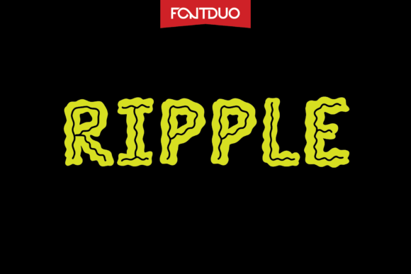 Ripple Wavy Hand-Letter Font for Campaign Visuals