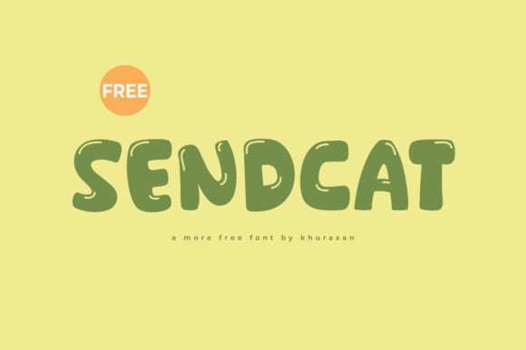 Sendcat: A Modern Display Font for Crafters and Designers