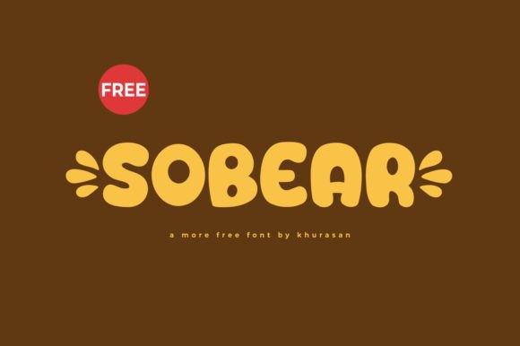 Sobear Display Font for Campaign Visuals and Branding