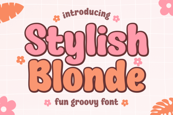 Stylish Blonde Font Gives Small Business Packaging a Groovy Upgrade