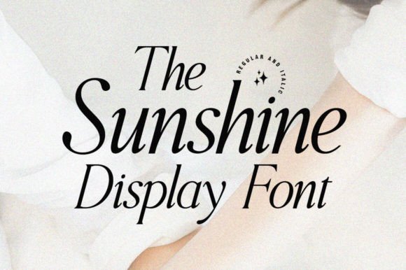 The Sunshine Display Review: An Elegant Serif Combo Font for Campaign Design