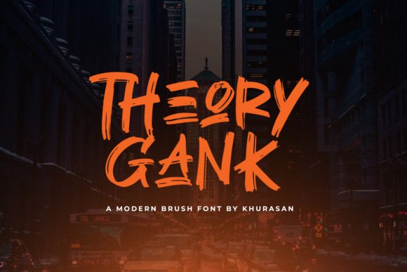 Using Theory Gank as a Display Font for Web Design Projects